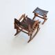Angel Pazmino rocking chair and hocker Muebles de Estilo Ecuador 1960
