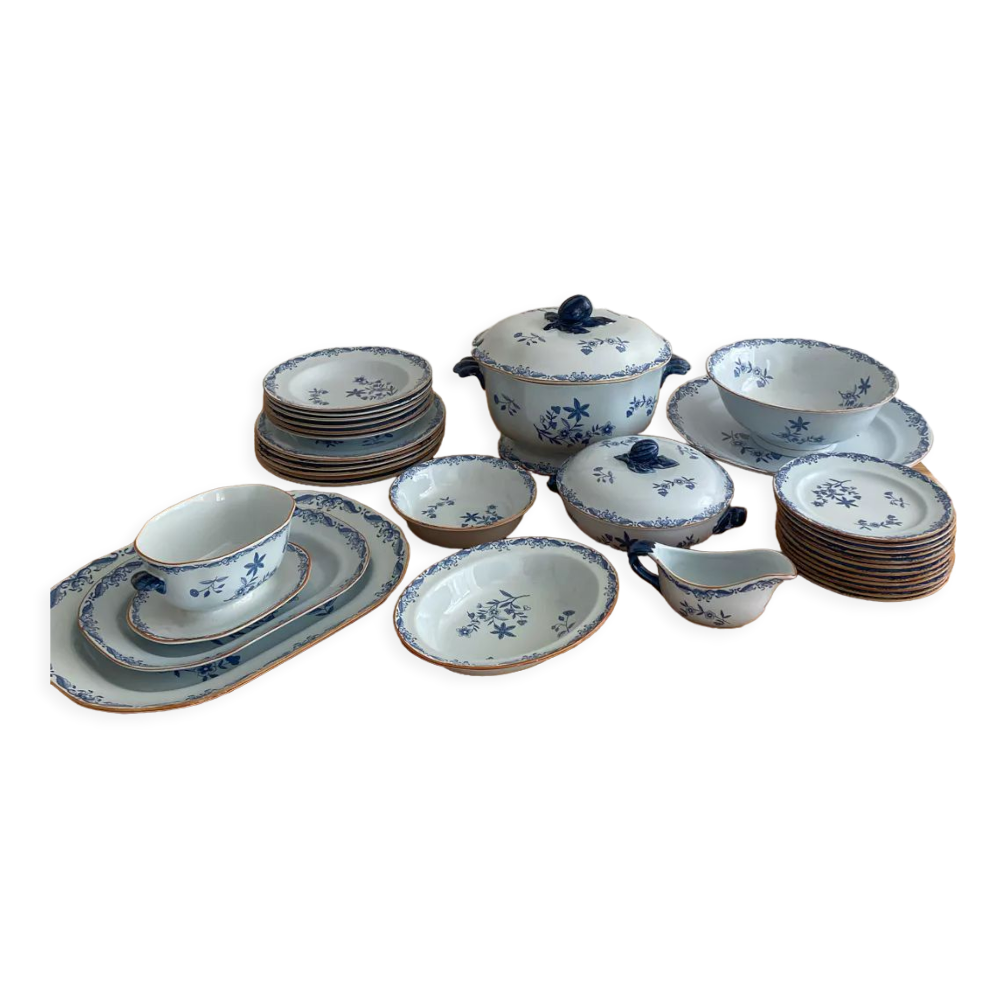 Swedish Service 34 pieces Ostindia Rorstand