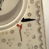 Longwy Chypre cream trivets and bottles