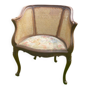 fauteuil en cannage style - louis