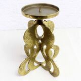 Bronze candlestick by Guiseppe Gallo 1960