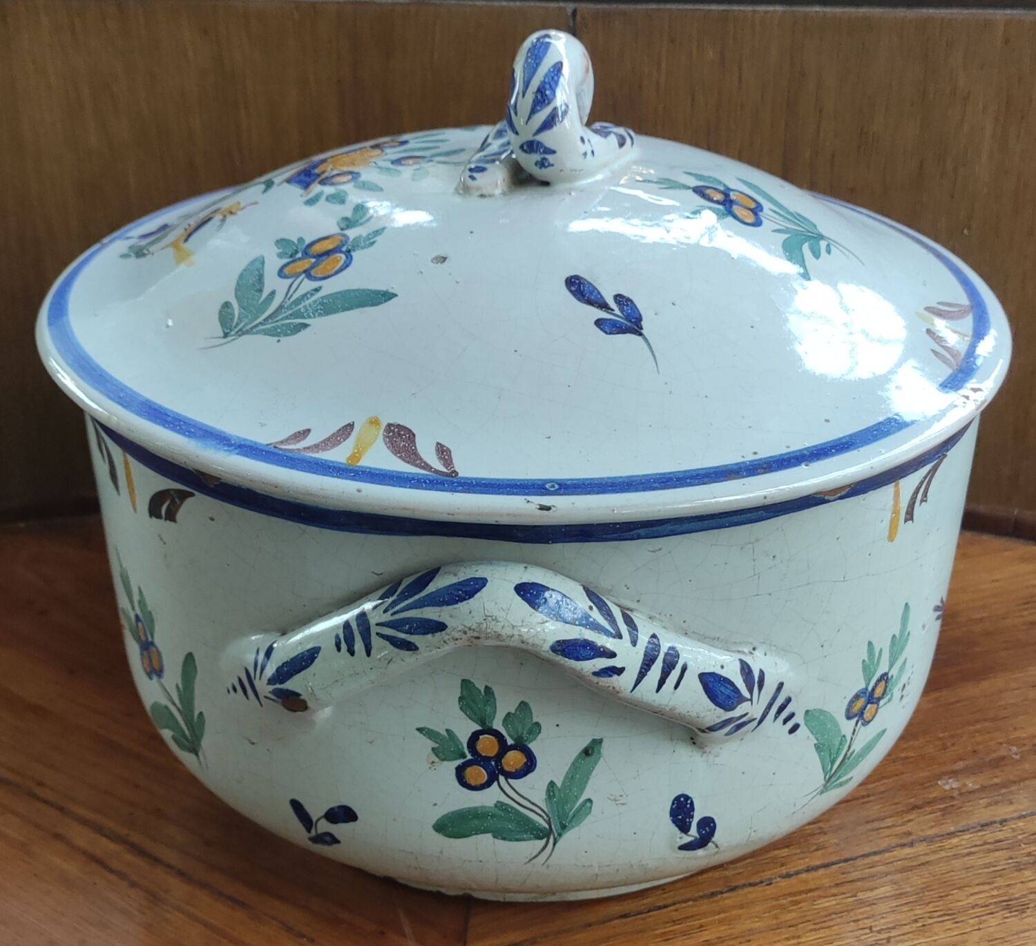 Ancienne soupière vieux Rouen 19 ème siècle