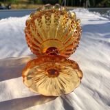 Amber glass calyx