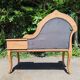 Antique telephone bench chair