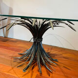 Glass coffee table