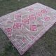 Vintage Turkish Oushak rug 154x243 cm