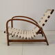 Art-deco adjustable armchair, designed by Jindrich Halabala,Restored,1930's