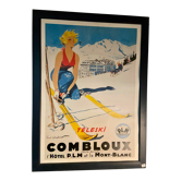 Frame Poster Ski lift Combloux