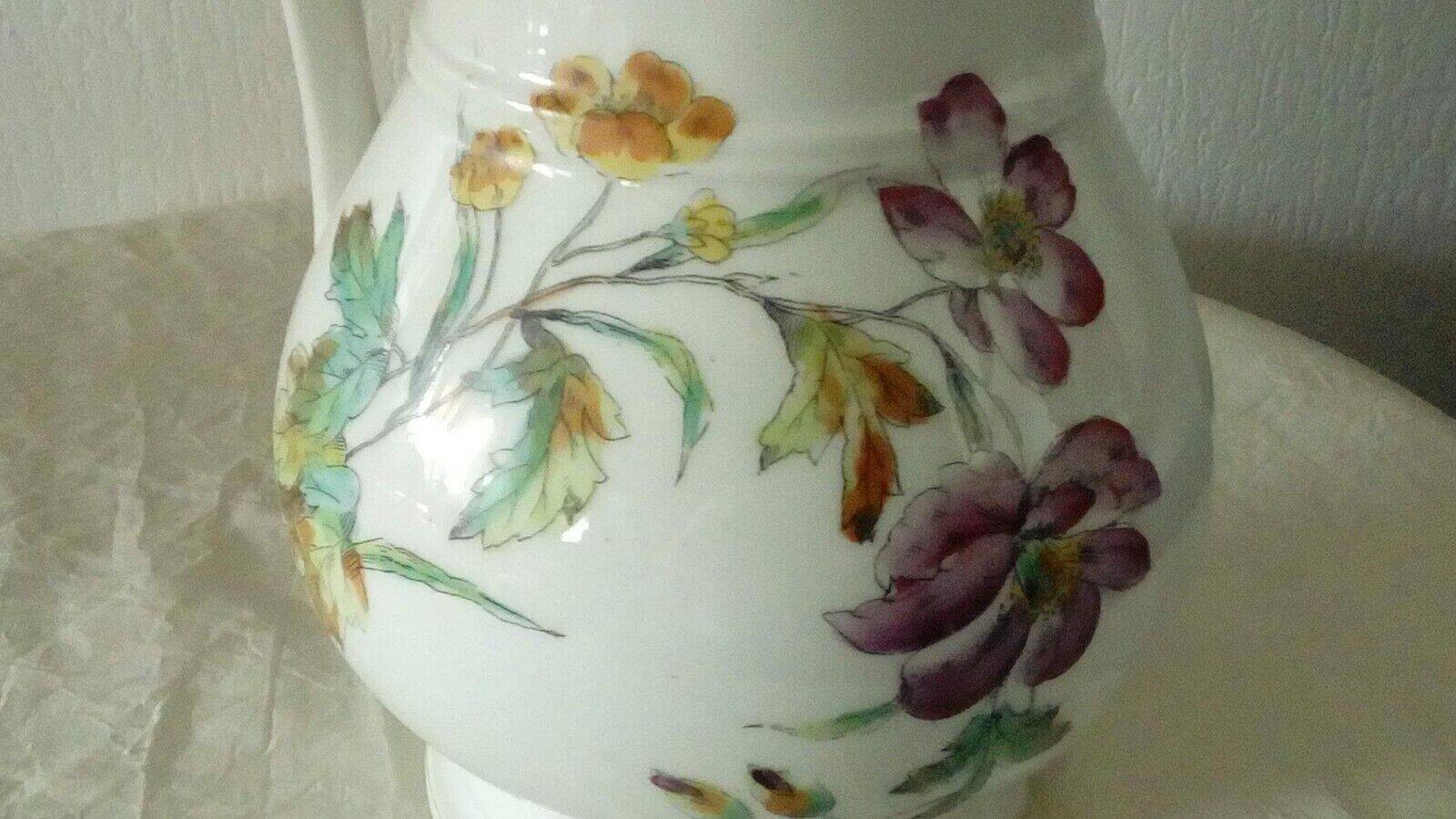 Swan neck porcelain water pitcher