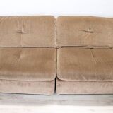Modular Velvet Sofa by Busnelli, Italy, 1970s