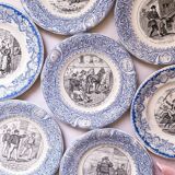 Luneville talking plate collection