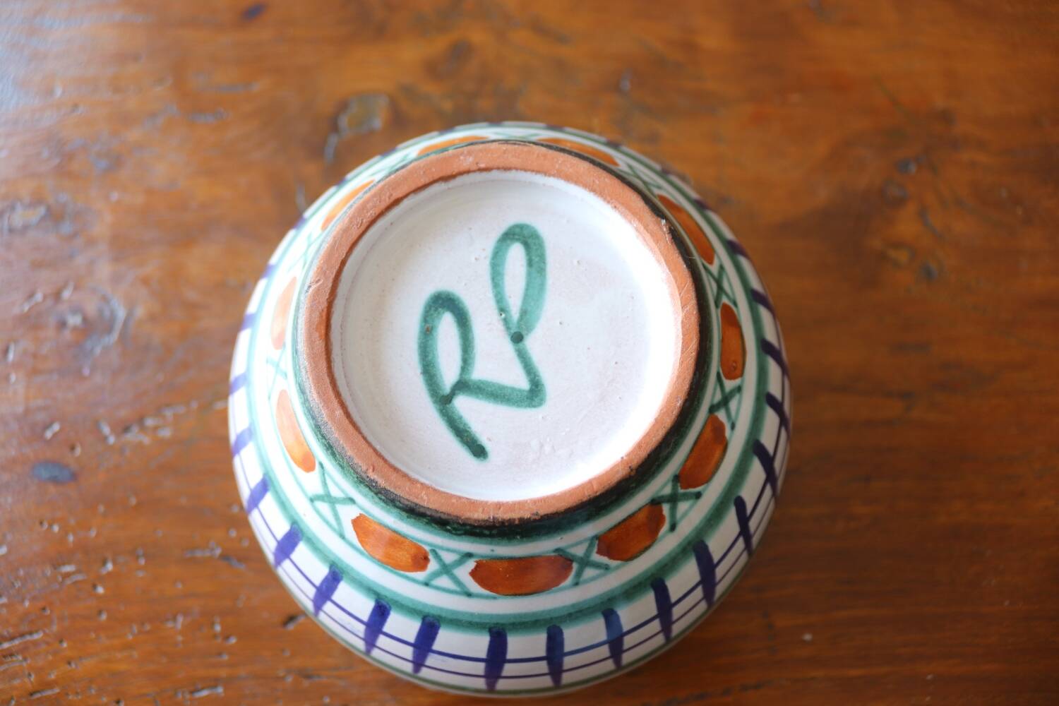 Ceramic bowl signed Robert Picault