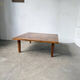 1940s inlaid oak coffee table