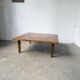 1940 marquetry oak coffee table