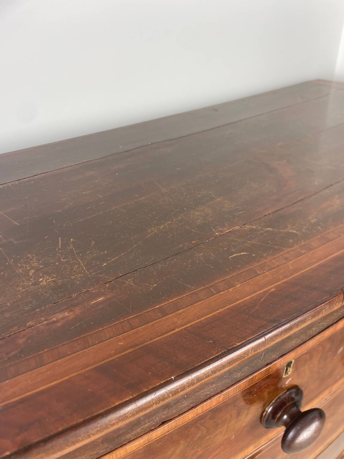 Commode anglaise 19eme siècle