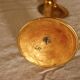 Contemporary brass candlesticks.
