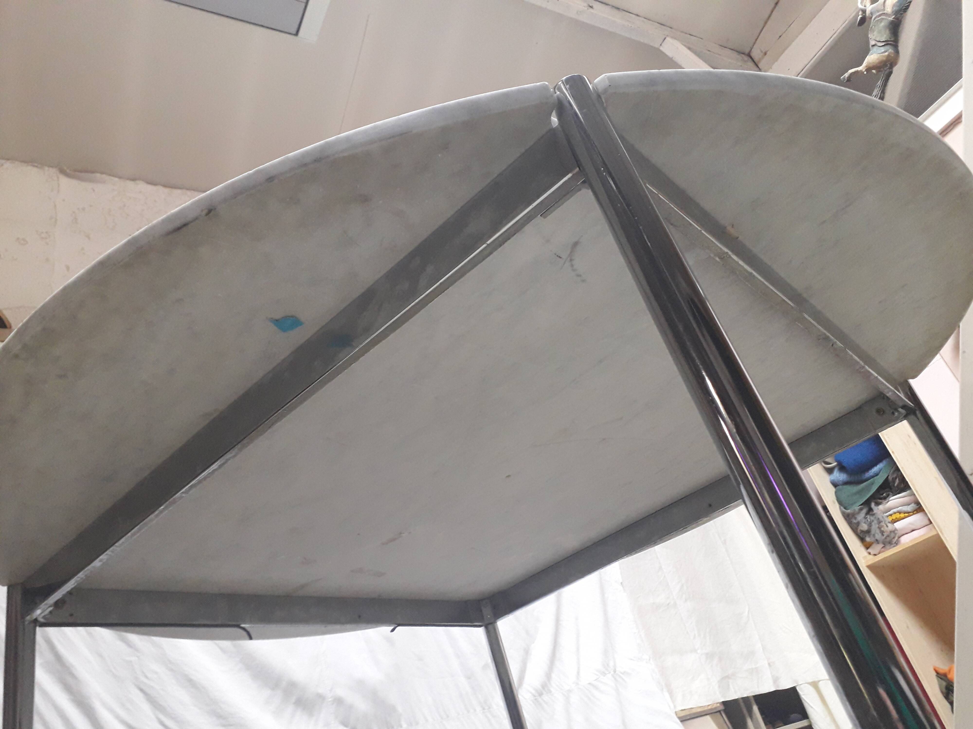 Round table marble 80