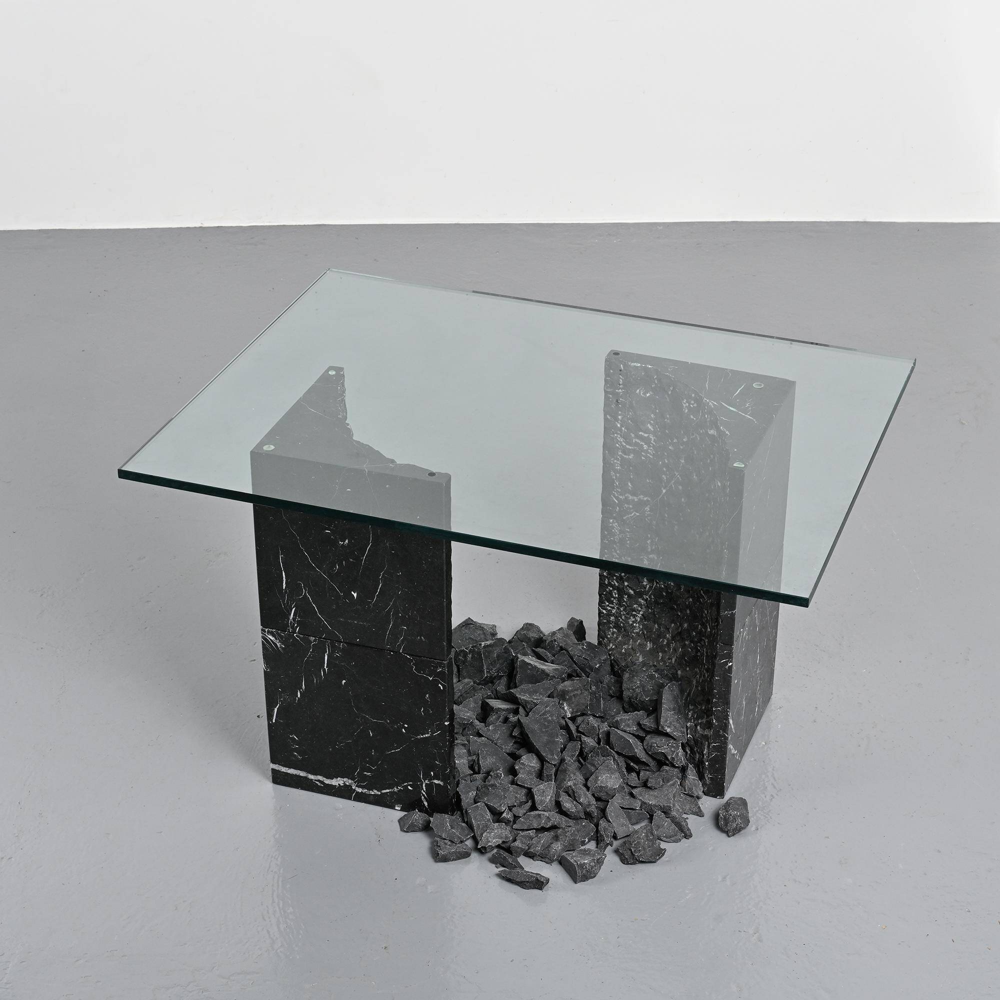 Table "Carrara Quarry" by James Wines for Castigliani, Italy, 1989