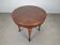 1930s Czechoslovak Art Deco Round Table in Wood and Veneer