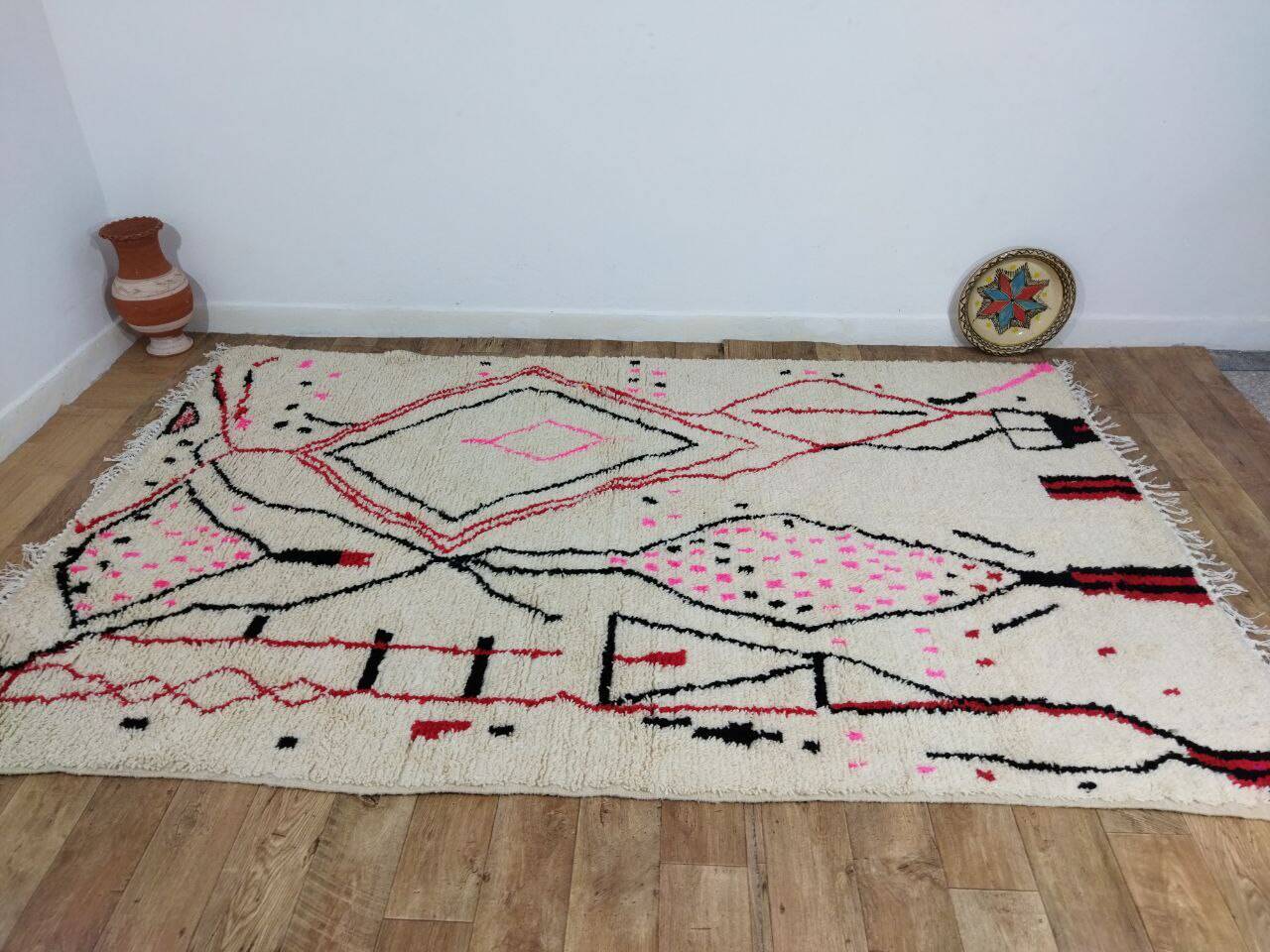 Handmade Moroccan Berber rug 310 X 194 CM
