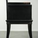 Black wooden chair / side chair from the 20th century in Asian style