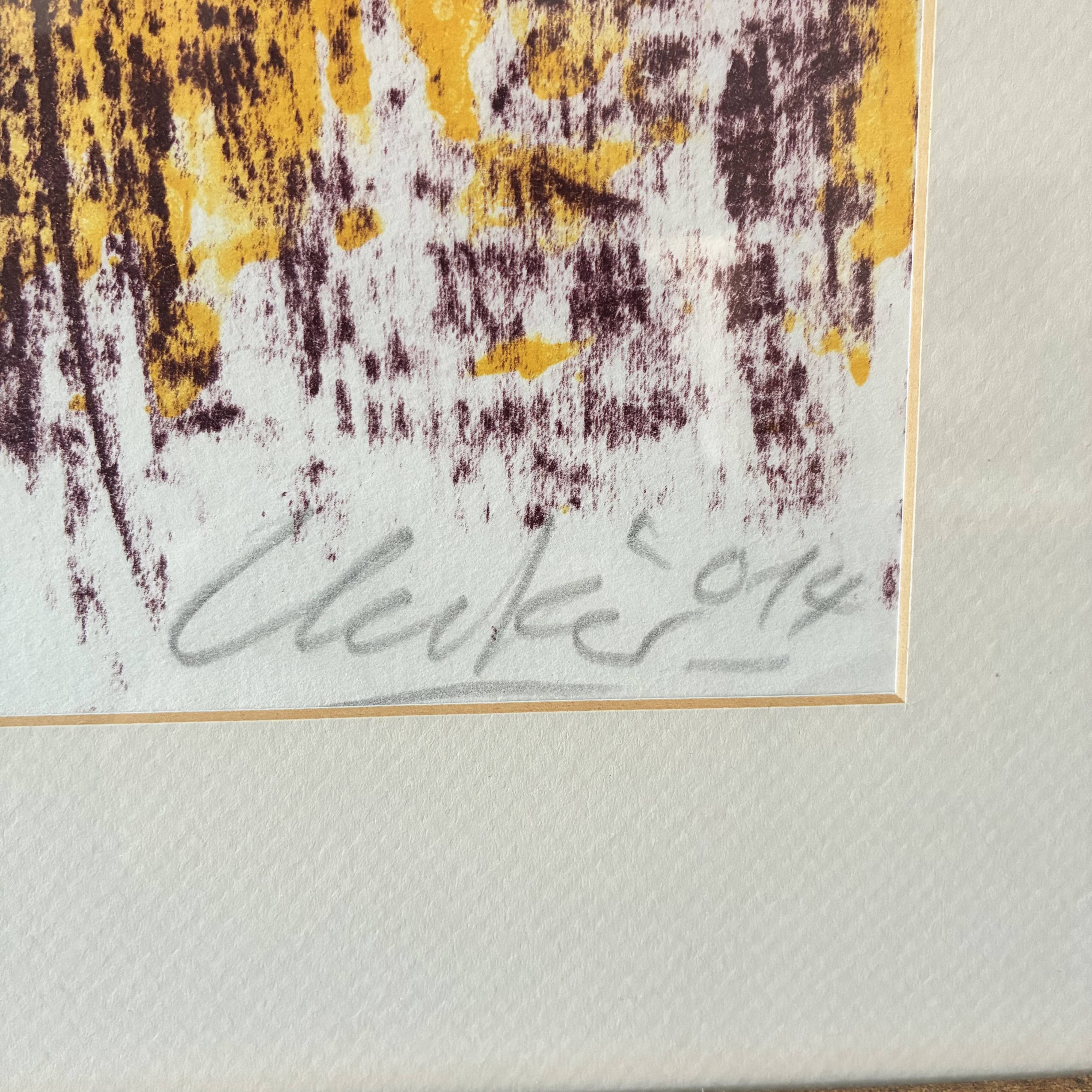 Günther UECKER - Original Signed Lithograph 2014 - Ed. Breckner - 99/140