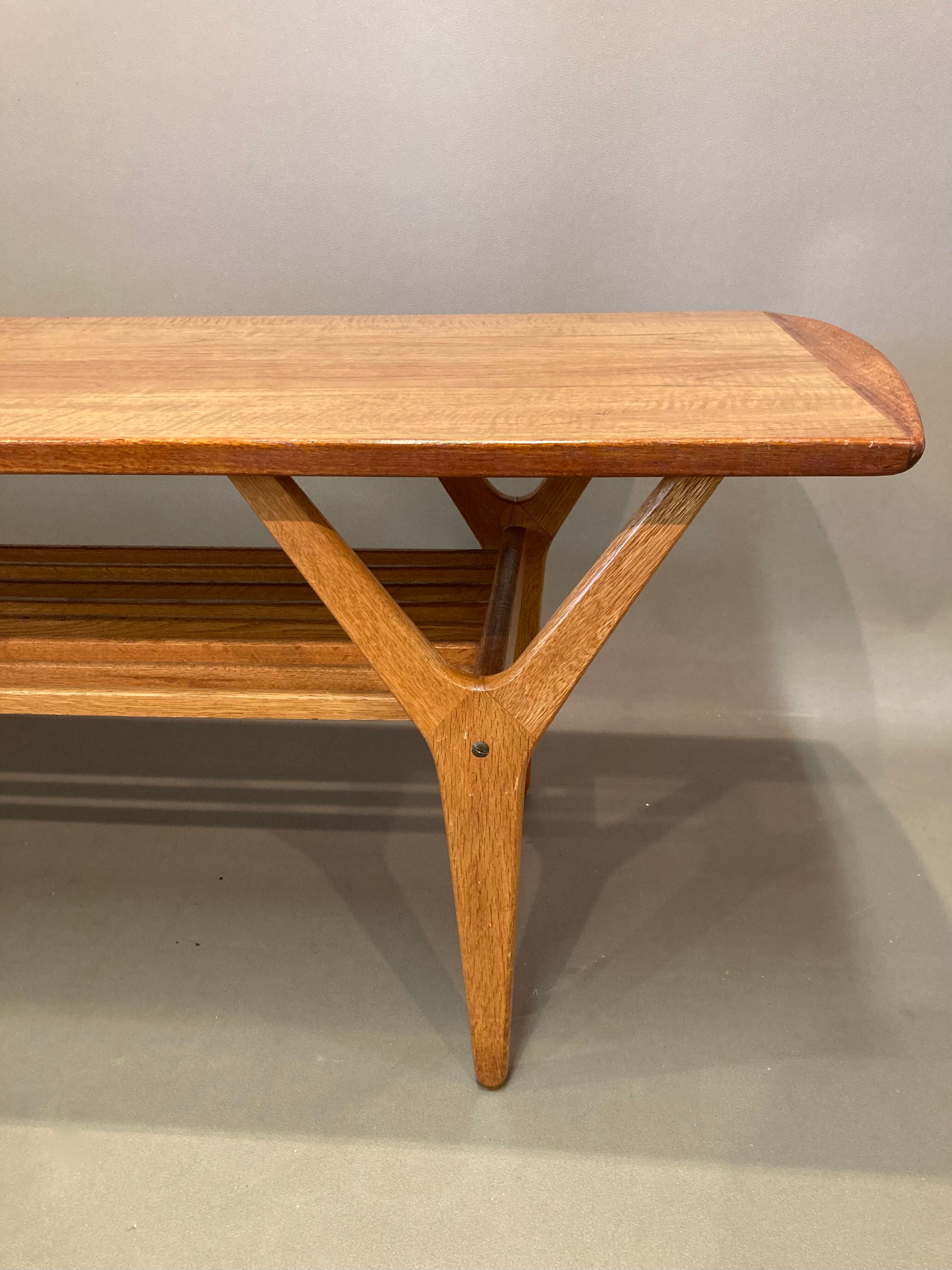 Scandinavian design coffee table 1950.