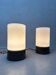 2x vintage ceiling lamp – bakelite and opaline