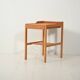 1960s Scandinavian vintage oak bedside table