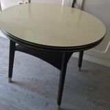 Vintage two-plated round coffee table