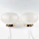 Pair of Murano Glass Swirl Sconces/Wall Lights, Italy, 1970s