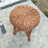 Braided Wicker stool