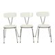 Set of 6 Gray Formica Chairs Chrome Dining Room Chairs Sixties