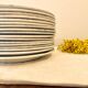 Saint Amandinoise ironstone plate set