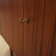 Mahogany Cabinet with Lock Meblosprzęt Poland 1970s