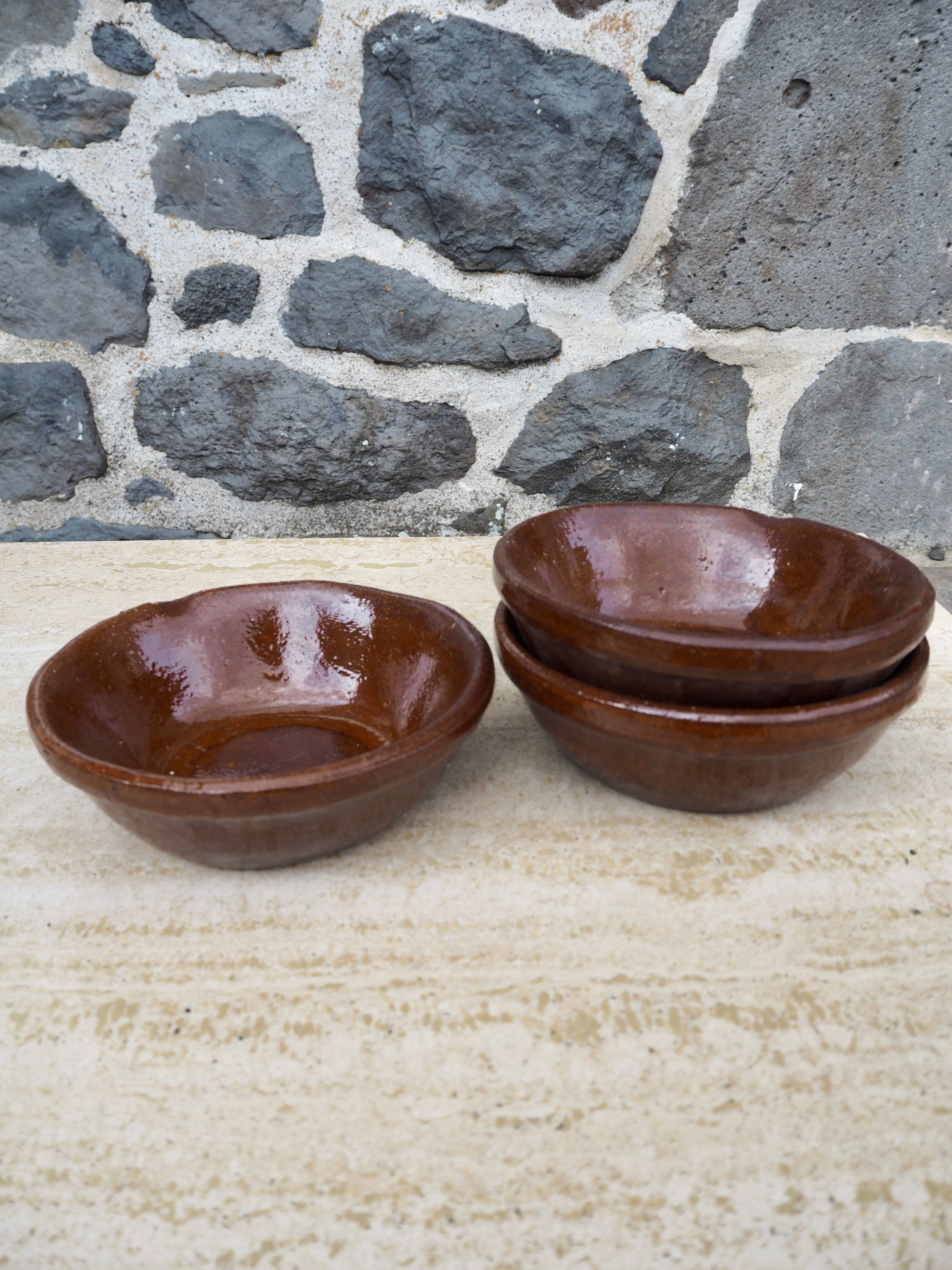 Set of 3 XL stoneware cups