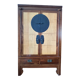 Rosewood, bronze and bamboo wardrobe La Maison Coloniale
