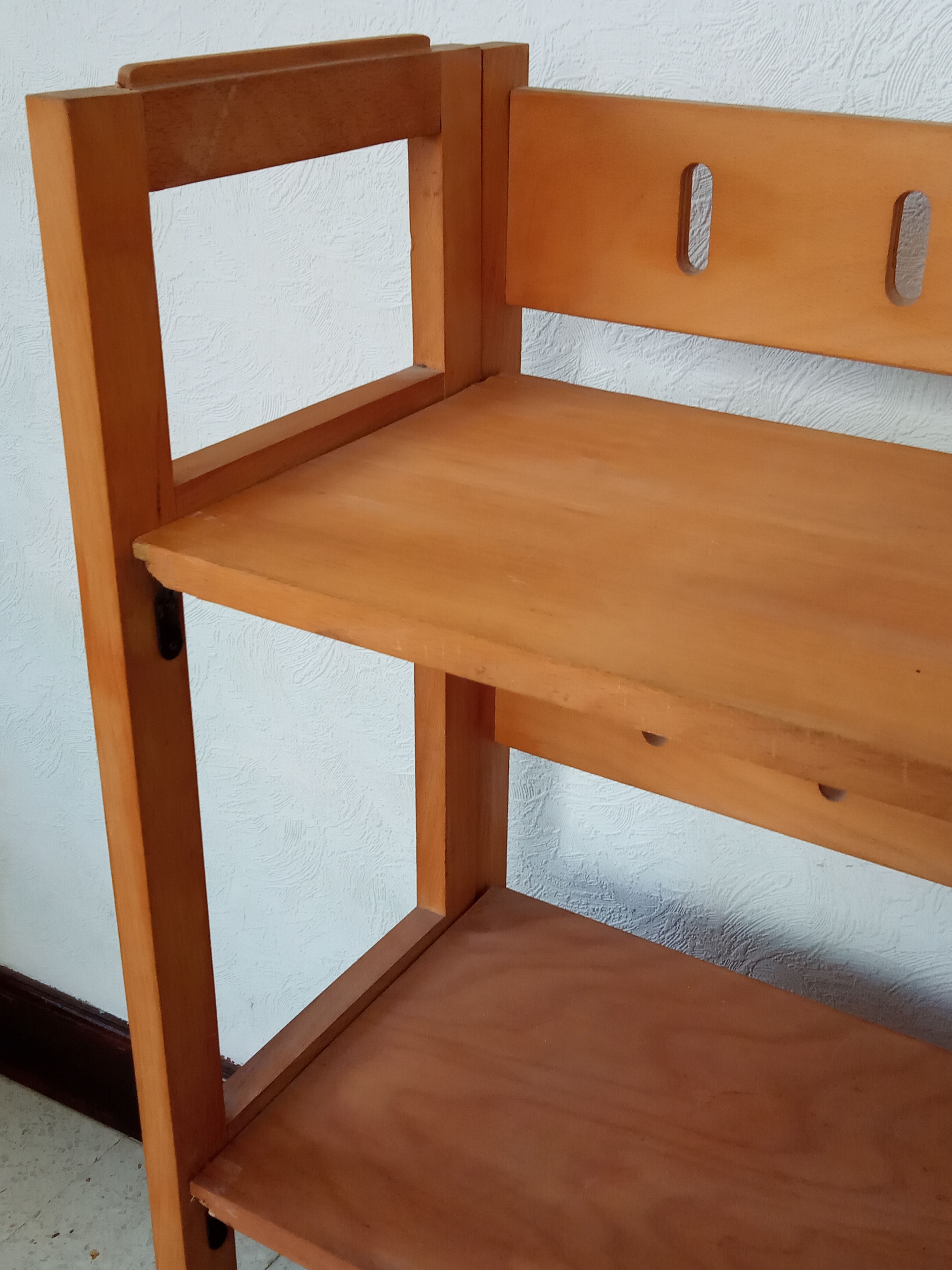Antique folding shelf of bookseller