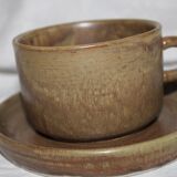 Lot of 3 coffee cups or sandstone tea