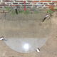 Round coffee table 1960