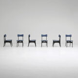 set of six Alfred Hendrickx S3 dining chairs for Belform