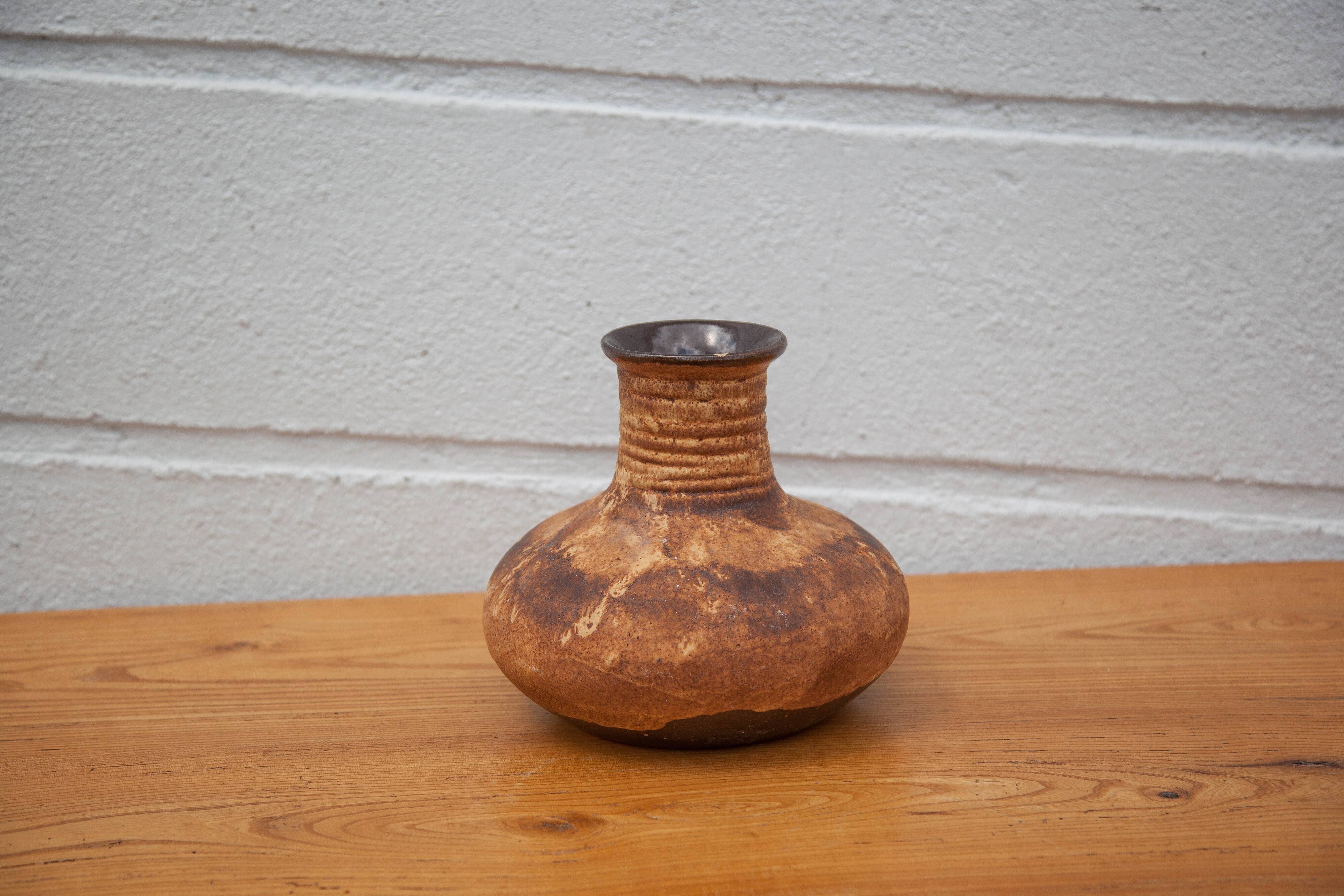 Ceramic vase, decorative vase, flower pot, Fat Lava vase, collection, 70's