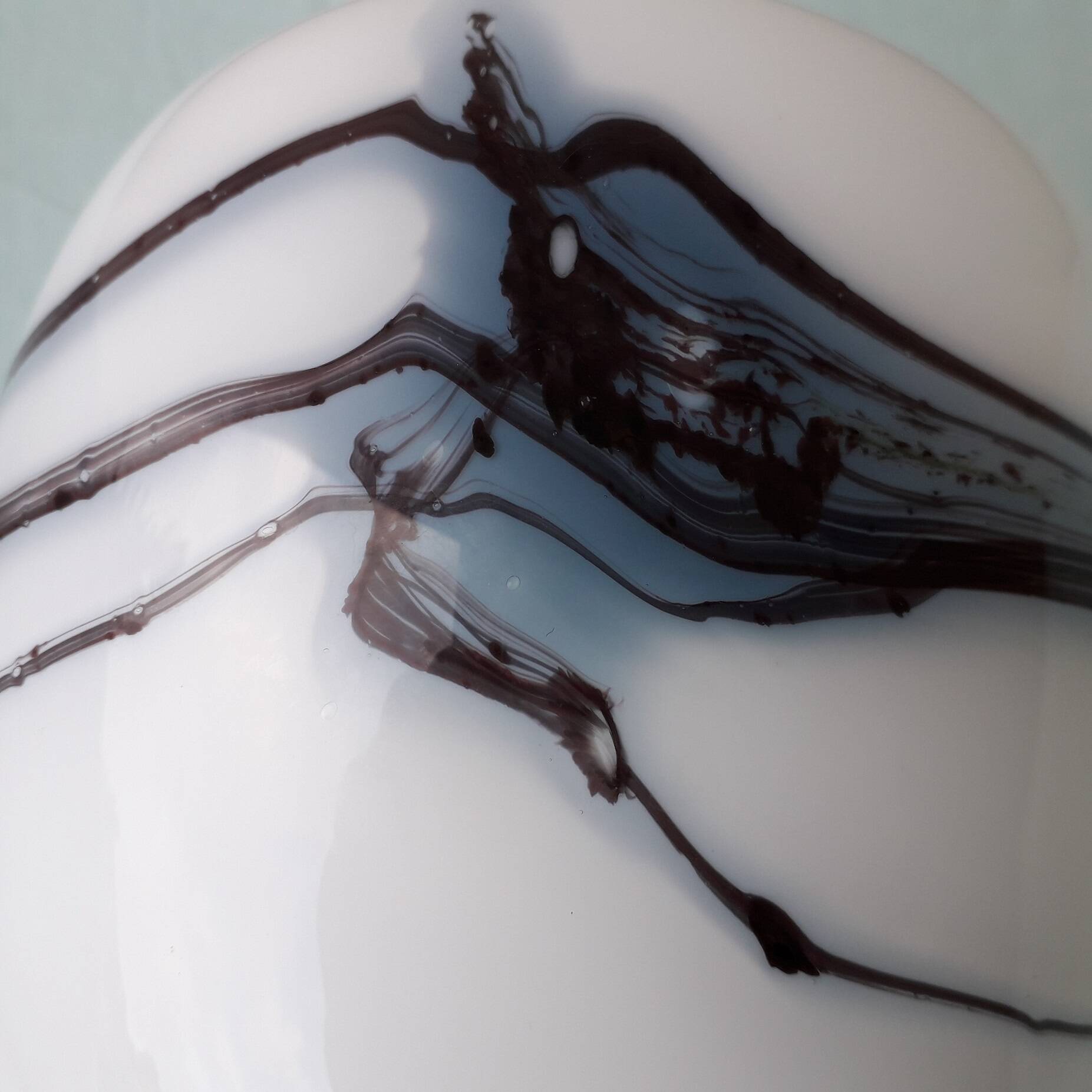 Vase danois verre Michael Bang Holmegaard