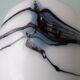Vase danois verre Michael Bang Holmegaard