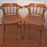 Fauteuil en bois courbé