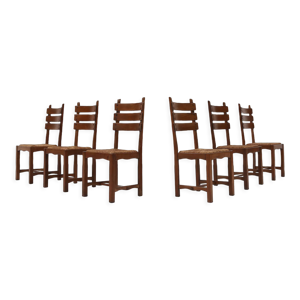 Ensemble de six chaises - manger
