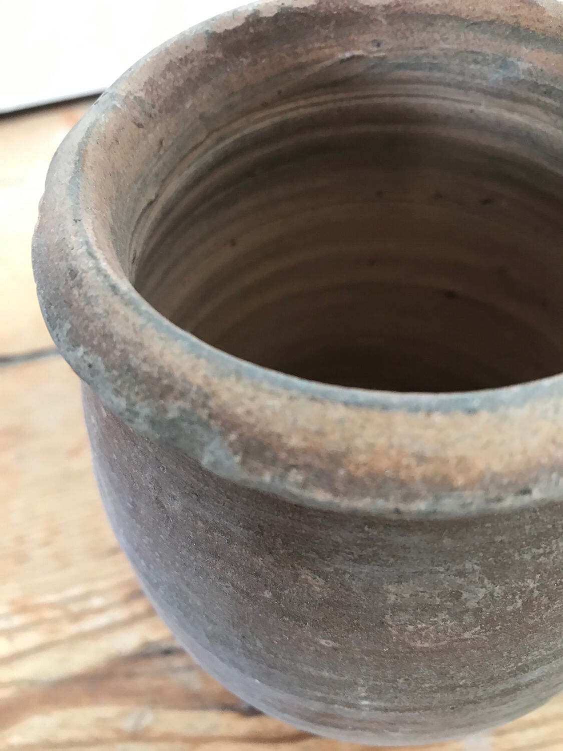 Série de 2 pots en grès