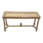 Banquette cannée style Louis XVI