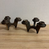 Brutalist candle holders