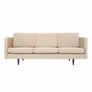 Canapé en velours beige Alta, design scandinave